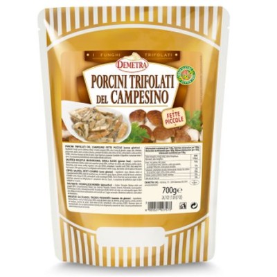 Baravykai pjaustyti, kepti su žolelėmis, Del Campesino, DEMETRA, 700 g